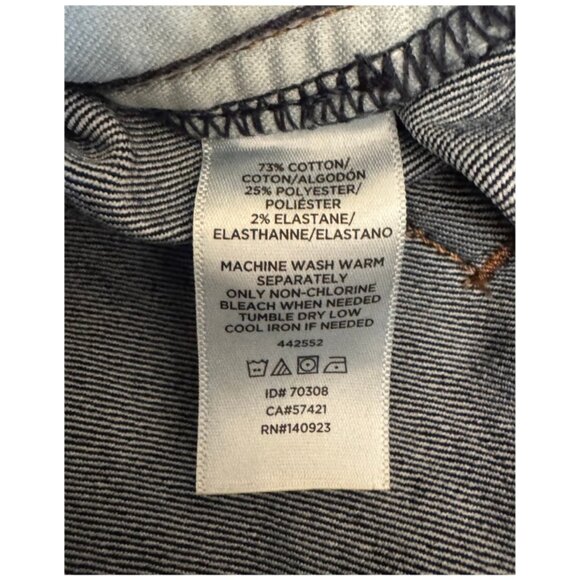 LOFT Skinny Jeans Dark Wash Size 4 (27) - Picture 4 of 4